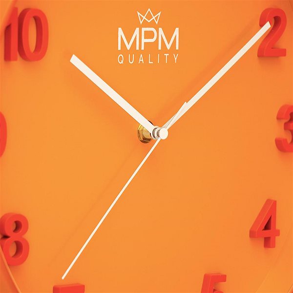Wall Clock MPM Sunrise - orange ...