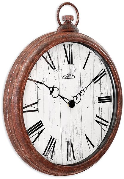 Wall Clock PRIM Antik - white ...