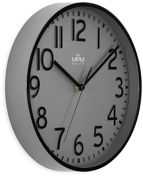 Wall Clock MPM Naxer - graphite grey ...