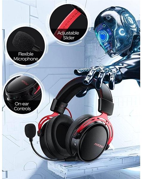 Gaming-Headset MPOW Air 2.4G Mermale/Technologie
