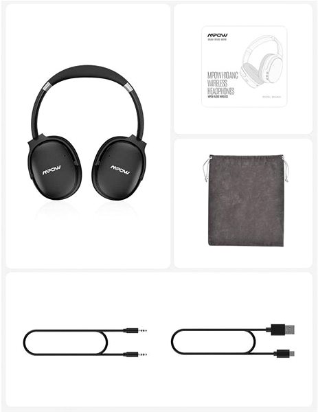 Wireless Headphones MPOW H10 Package content