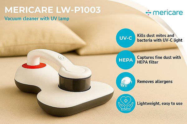 Handheld Vacuum MERICARE LW-P1003 handheld antibacterial vacuum cleaner with UV lamp ...
