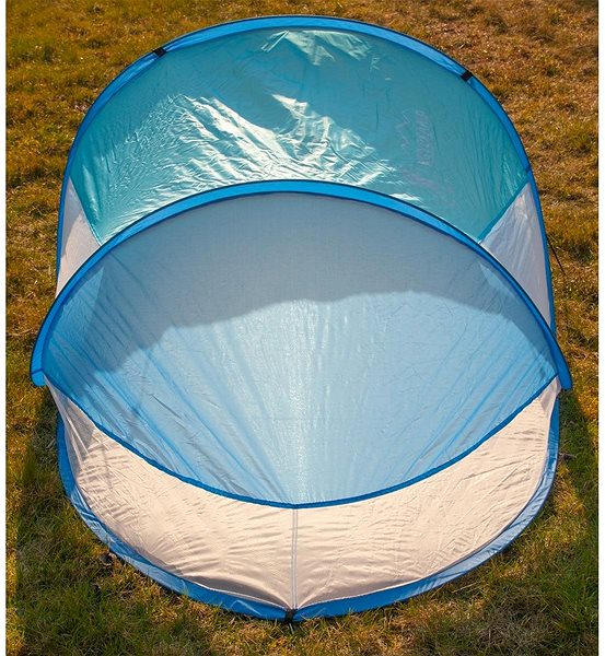 Tent Beach self-pitching tent PARAWAN, turquoise-blue Lifestyle