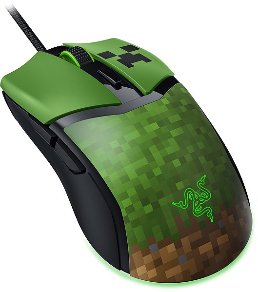 Gaming Mouse Razer Cobra Lightweight Wired Gaming Mouse - Minecraft Ed. ...