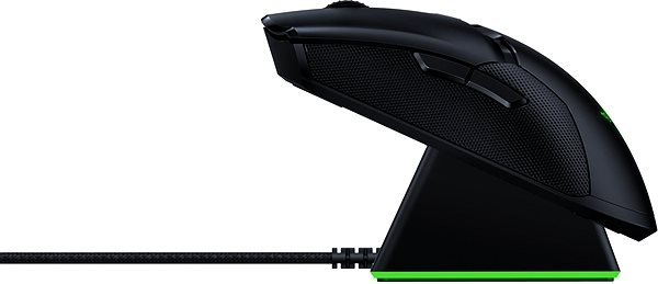 Herná myš Razer VIPER ULTIMATE Wireless Gaming Mouse with Charging Dock Bočný pohľad