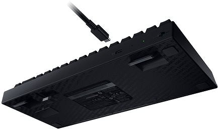 Herná klávesnica Razer BLACKWIDOW V3 MINI HyperSpeed Wireless (Yellow Switch) – US Zadná strana
