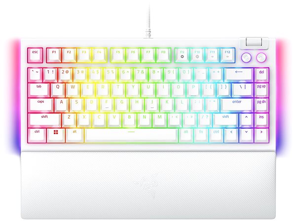 Gaming Keyboard Razer BlackWidow V4 75% - White Ed. - US INTL ...