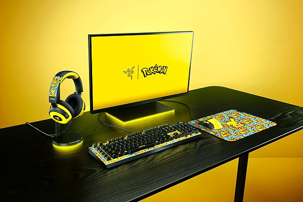 Gaming Keyboard Razer Pokémon Kanto Starters Ed. BLACKWIDOW V4 X (Green Switch) ...