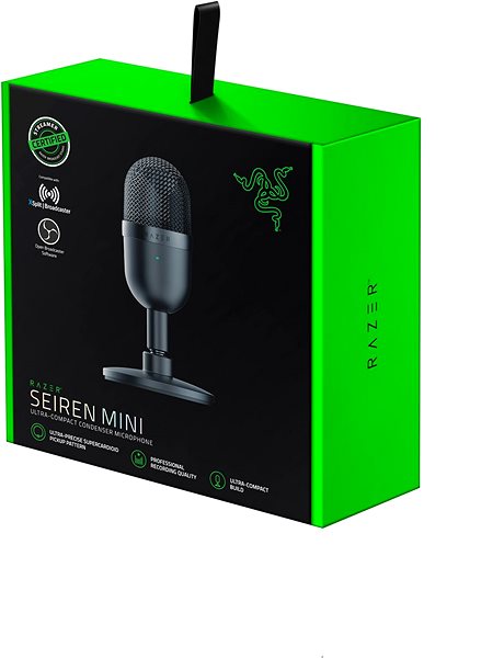 Microphone Razer Seiren Mini Packaging/box