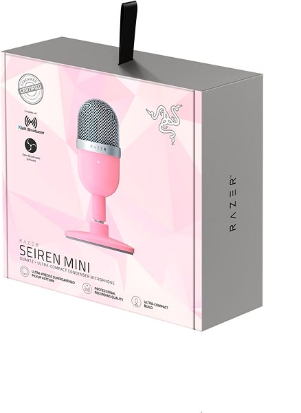 Microphone Razer Seiren Mini - Quartz Packaging/box