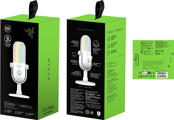 Microphone Razer Seiren V3 Chroma White .