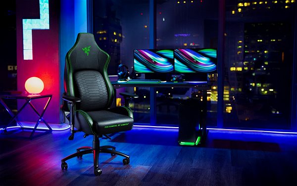 Gaming Chair Razer Iskur, Green Lifestyle