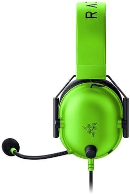 Gamer fejhallgató Razer Blackshark V2 X - Green Oldalnézet