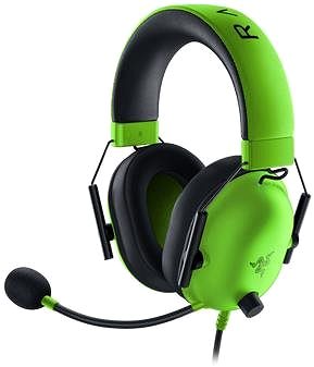 Gamer fejhallgató Razer Blackshark V2 X - Green Oldalnézet