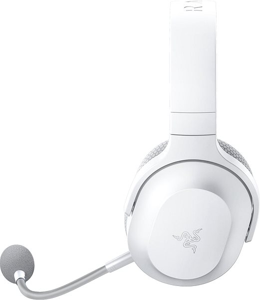 Gaming Headphones Razer Barracuda X - Mercury White Lateral view