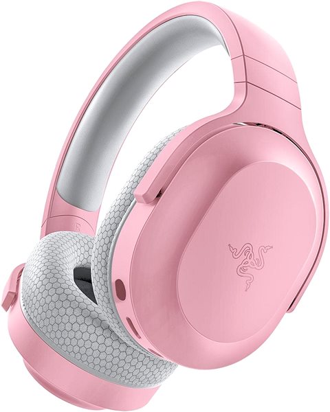 Kabellose Kopfhörer Razer Barracuda X - Quartz Pink Seitlicher Anblick