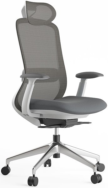 Office Chair MERCURY STAR Bessel grey plastic, light grey ...