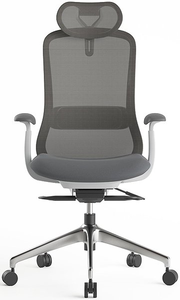 Office Chair MERCURY STAR Bessel grey plastic, light grey ...
