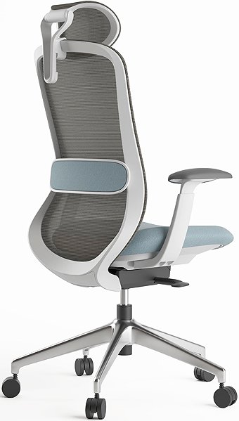 Office Chair MERCURY STAR Bessel grey plastic, blue ...