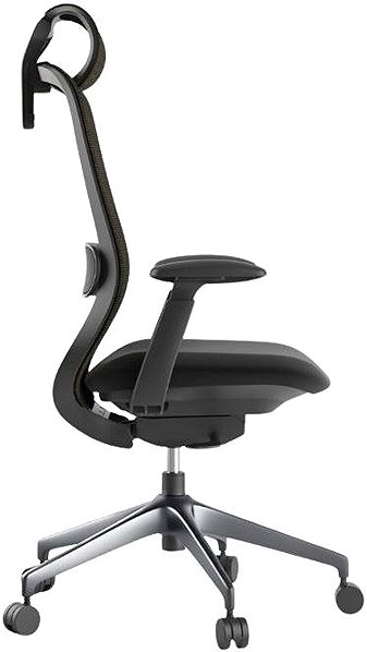 Office Chair MERCURY STAR Bessel black plastic, black ...
