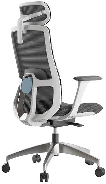 Office Chair MERCURY STAR Wisdom, grey plastic, light grey ...