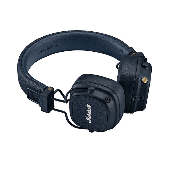Vezeték nélküli fül-/fejhallgató Marshall Major V Midnight Blue ...