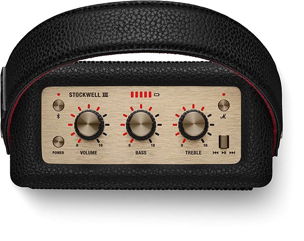 Bluetooth hangszóró Marshall Stockwell III, Black and Brass ...