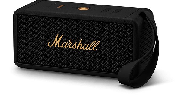 Bluetooth hangszóró Marshall Middleton Black & Brass ...