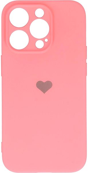 Kryt na mobil Vennus Valentýnské puzdro Heart na iPhone 14 Plus – ružové ...
