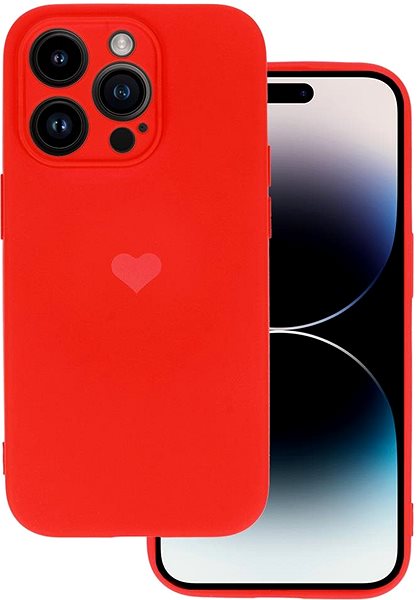 Kryt na mobil Vennus Valentínske puzdro Heart pre Xiaomi Redmi 10C – červené ...