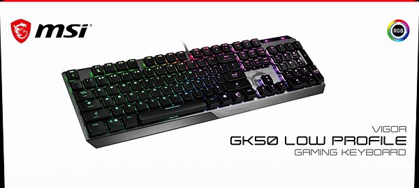 Gaming Keyboard MSI Vigor GK50 ...
