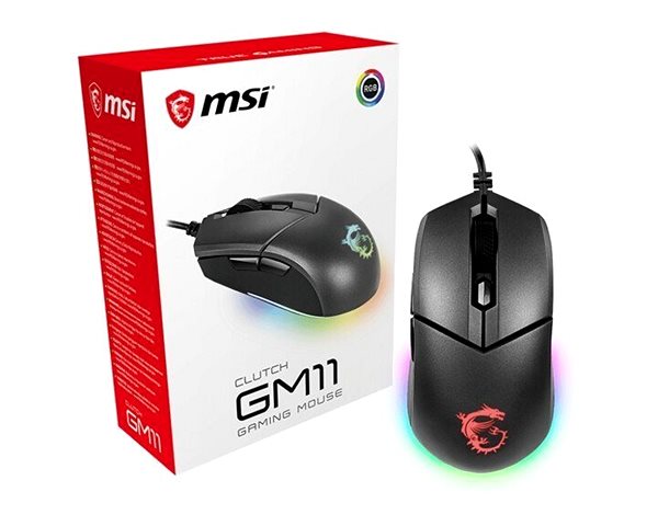 Gaming-Maus MSI Clutch GM11 Verpackung/Box