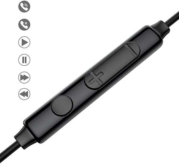 Slúchadlá Joyroom JR-EC04 slúchadlá do uší USB-C, čierne ...