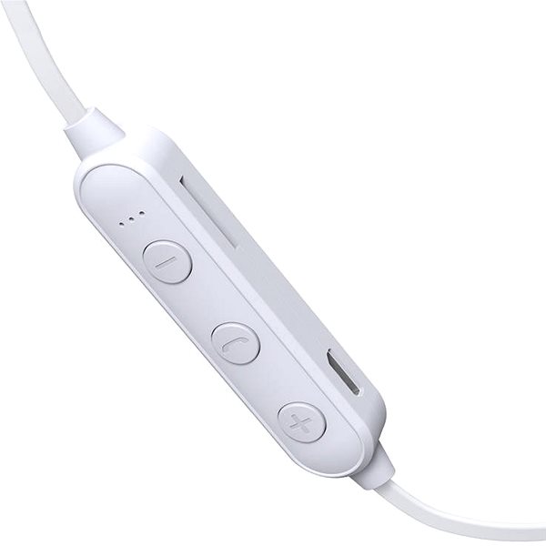 Bezdrôtové slúchadlá KAKU Magnetic Earphone bezdrôtové slúchadlá do uší, biele ...