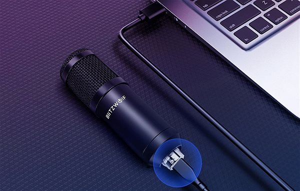Mikrofon Blitzwolf BW-CM USB kondenzátorový mikrofon ...