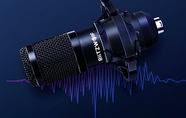 Mikrofon Blitzwolf BW-CM USB kondenzátorový mikrofon ...
