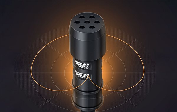Mikrofón Blitzwolf BW-CM1 Lavalier mikrofón 3,5 mm jack / USB-C 1,5 m, čierny ...