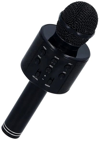 Mikrofón MG Bluetooth Karaoke mikrofón s reproduktorom, čierny ...