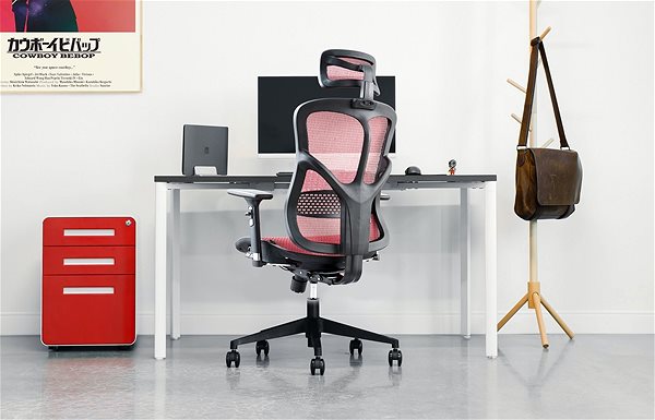 Office Chair MOSH AIRFLOW-526 Red Lifestyle