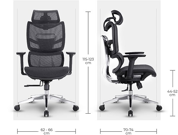 Office Chair MOSH Airflow 690 black ...