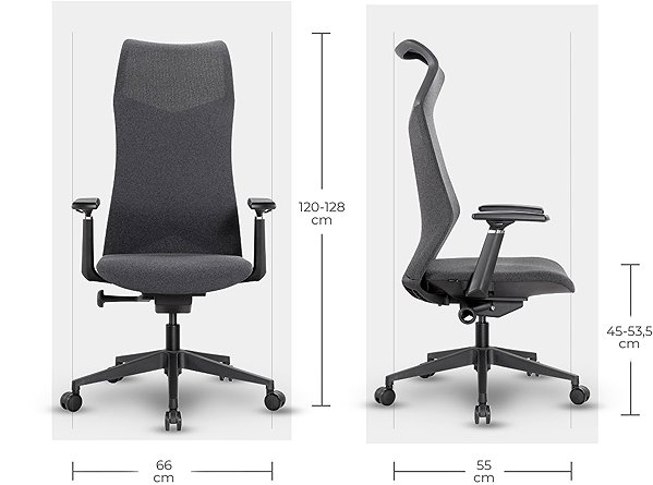 Office Chair MOSH Airflow 502 black ...