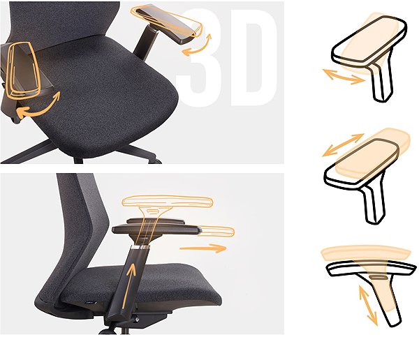 Office Chair MOSH Airflow 502 black ...