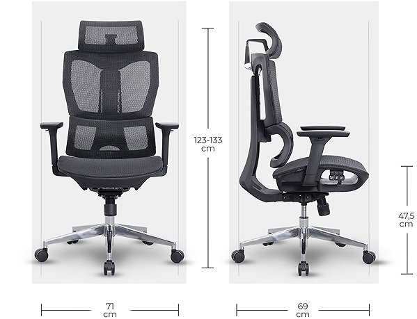 Office Chair MOSH Airflow 686 black ...