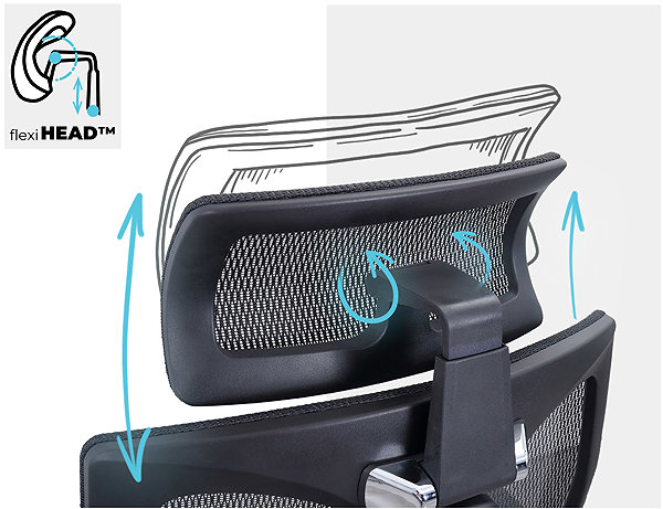 Office Chair MOSH Airflow 686 black ...
