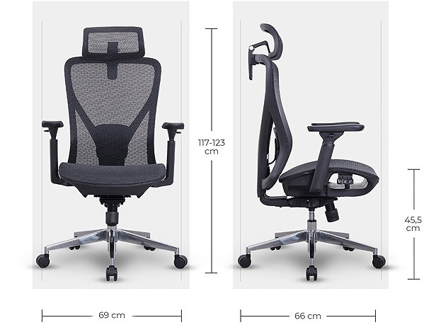 Office Chair MOSH Airflow 650 black ...