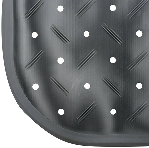 Anti-slip bath mat MSV anti-slip shower mat Class, grey, 54 × 54 cm .