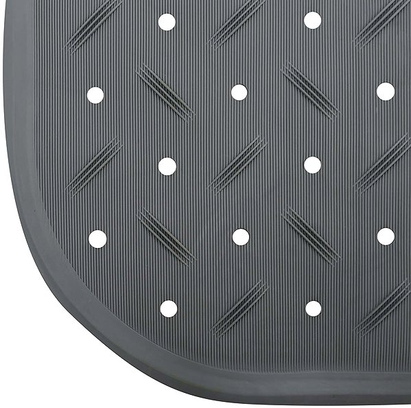 Anti-slip bath mat MSV anti-slip bath mat Class, grey, 36 × 97 cm .