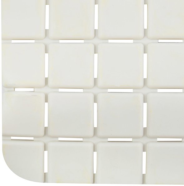 Anti-slip bath mat MSV Anti-slip shower mat Quadro, white, 54 × 54 cm .