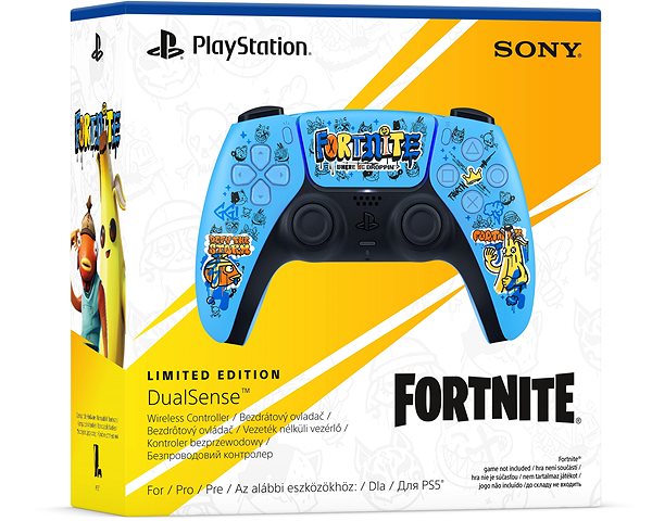 Gamepad PlayStation 5 DualSense Wireless Controller - Fortnite Limited Edition ...