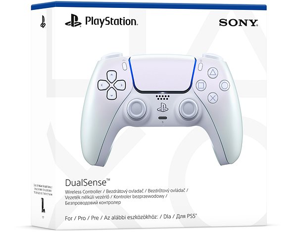 Gamepad PlayStation 5 DualSense Wireless Controller - Chroma Pearl ...
